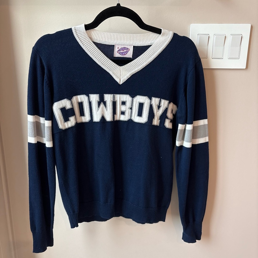Cowboys Navy Blue Sweater